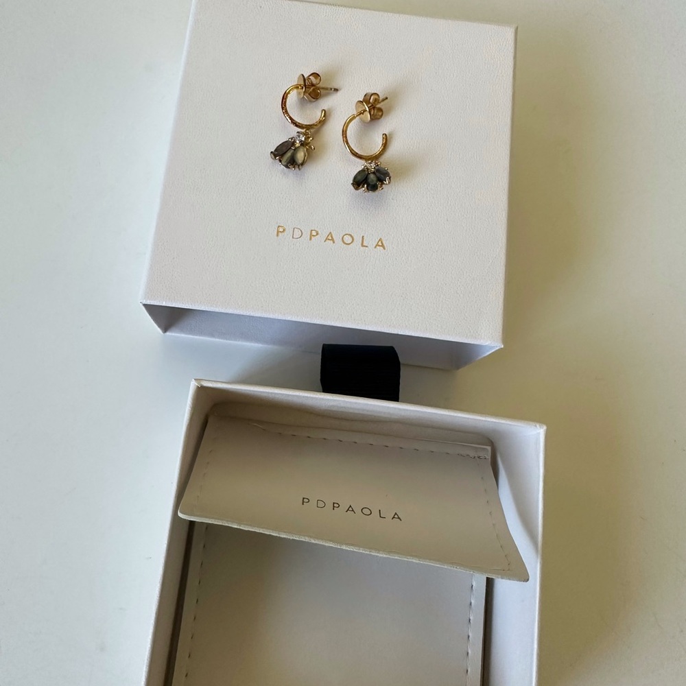 PDPAOLA Zaza Gold Earrings